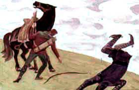 Робин Гуд остановил всадника