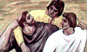 Младший сын вдовы задыхался под тяжестью Маленького Джона монах тук