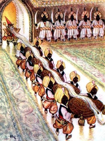 Руслан и Людмила (поэма) длинная борода карлика