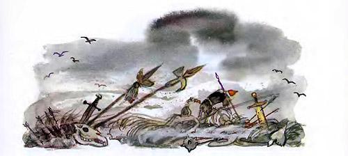 Руслан и Людмила (поэма А.С.Пушкина) поле брани