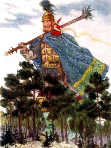 Руслан и Людмила (поэма) великан и карлик