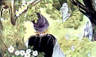 Приходит он на знакомую полянку - а навстречу ему Лесной Дед