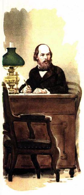 Ульяновы папа за письменным столом