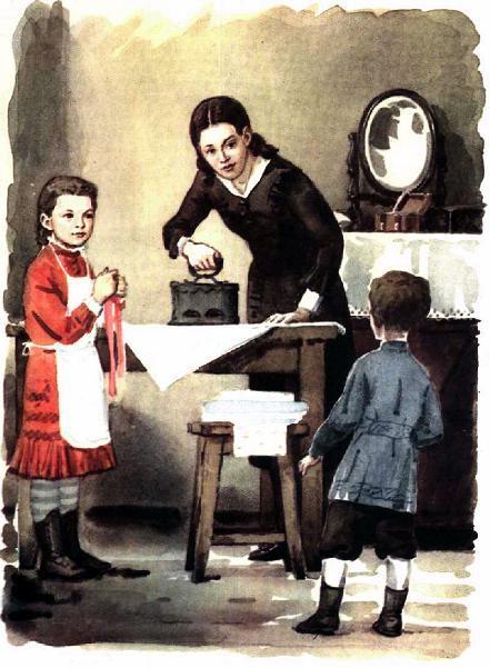 Ульяновы девочки хлопочут по хозяйству