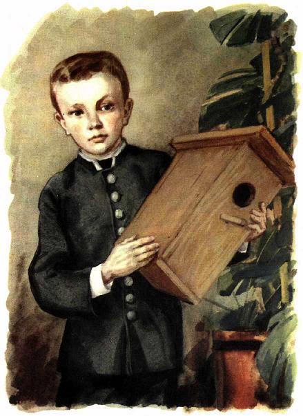Секрет (рассказ) Саша Ульянов со скворечником