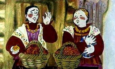 Полные кузовки грибов-ягод принесли, отцу с матерью