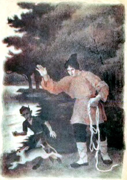 Три калача и одна баранка (русская сказка) 18