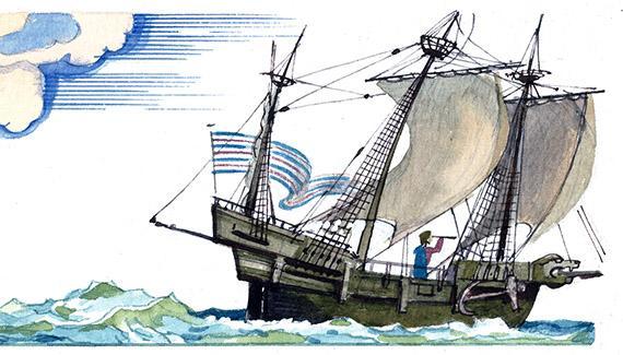 Шамус и птицы корабль