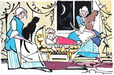 Щелкунчик и мышиный король (сказка) принц в люльке