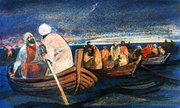 Синдбад-мореход (сказка) жители города спасаются от обезьян