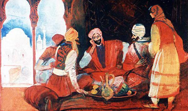 Синдбад-мореход (сказка) Синдбад-мореход с купцом Мансуром отправились на родину