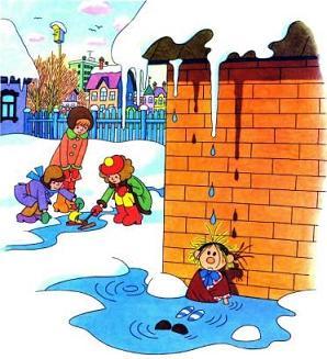 Весна сосулька тает