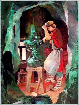 Данила-мастер за работой