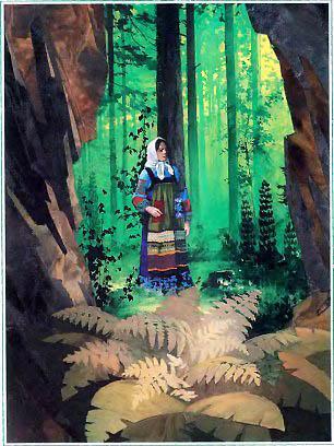 Горный мастер (сказка) Катя — Данилова невеста у медной горы у входа