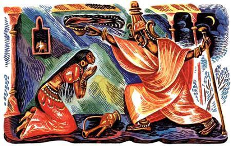 Рама, Сита и летаюяя обезьяна Хануман