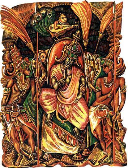 Сказание о Раме, Сите и летающей обезьяне Ханумане Давным-давно в Индии жил могущественный царь — раджа