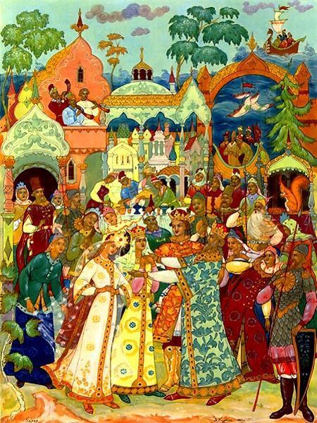 Встреча царя Салтана и царицы