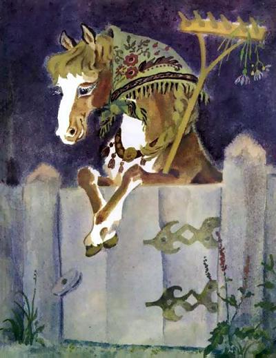 Сказка о глупом мышонке (стих) лошадь