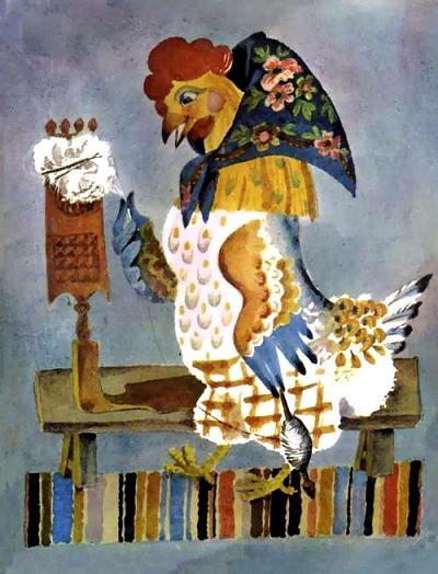 Сказка о глупом мышонке (стих) курочка