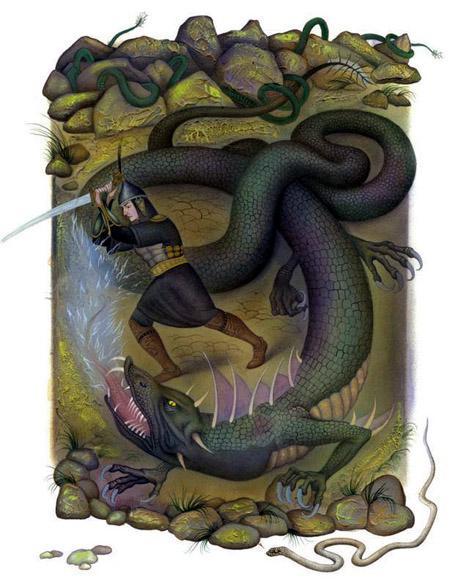 Сказка о княжеском сыне и золотых листьях 09