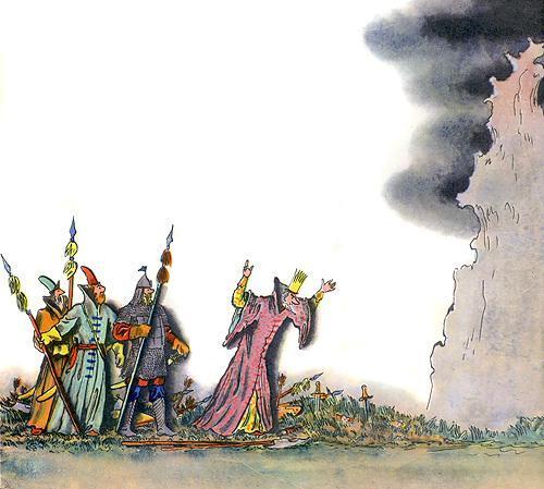 царь Дадон и его солдаты