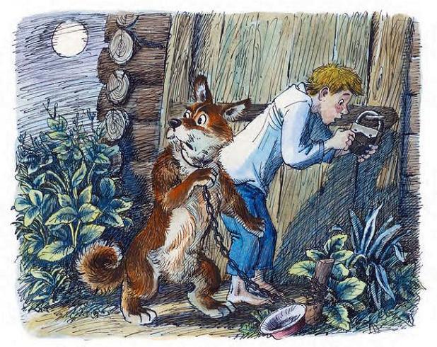  Ваня снова стал в замке ковыряться