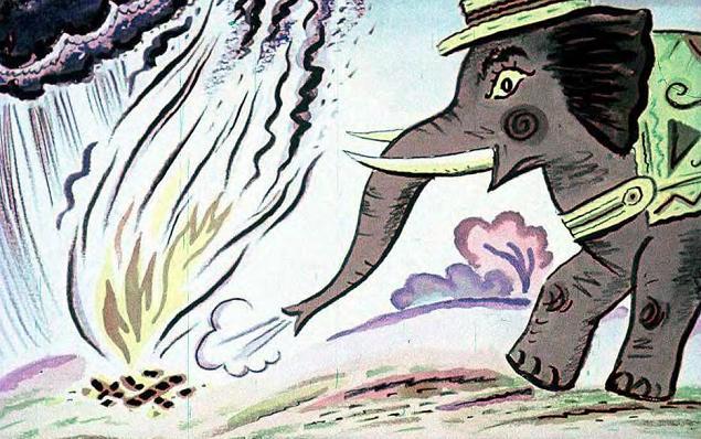 Сказка про слона, про костер и про белую уточку (сказка Дональда Биссета) Сказка про слона, про костер и про белую уточку