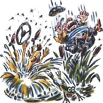 Сказка с подробностями жулики упали в болото