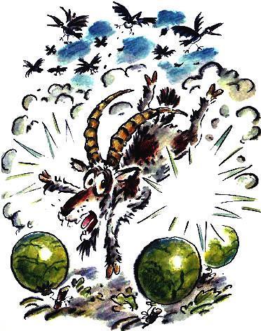 Сказка с подробностями взрыв козел