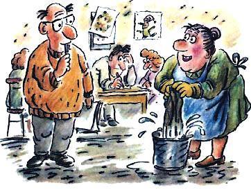 уборщица в редакции