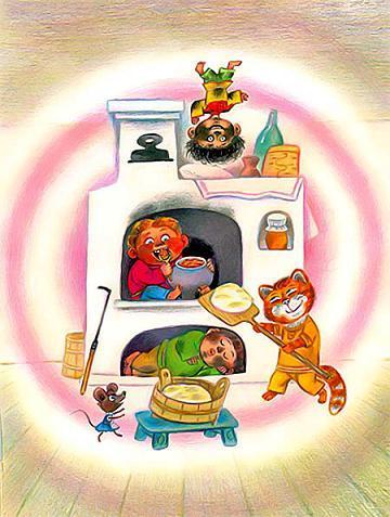 Сказки мышонка Сухарика (сказки) печные домовые в печи