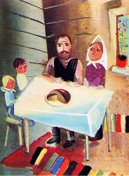 Сказки (сборник) семья за столом