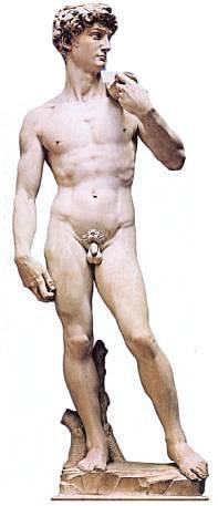 Микеланджело. Давид, мрамор