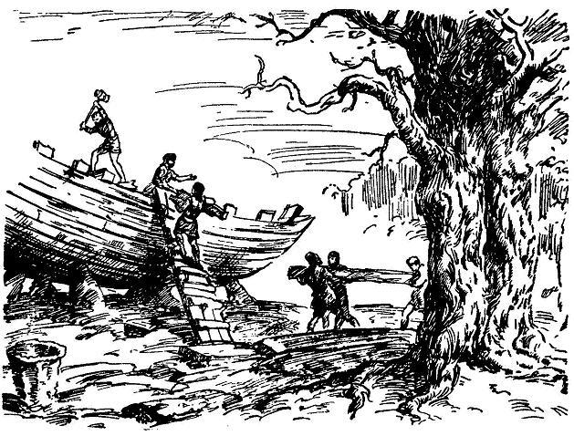 След за кормой