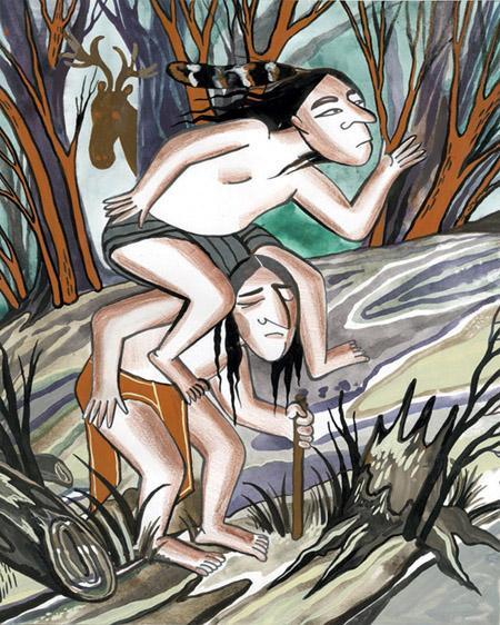 Слепой да хромой