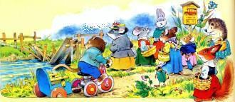 сломался мост через речку