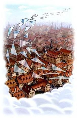 осколки над городом