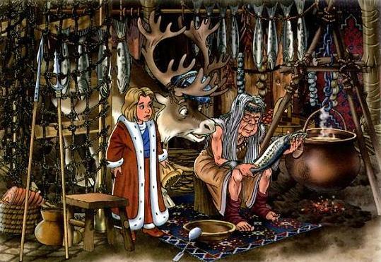 Герда и старуха лапландка