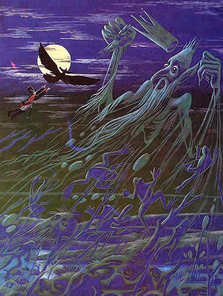 Солдат Орешек (сказка) Солдат Орешек летит вверх на птице