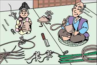 Соломенная шляпа (сказка) мыши принесли старику и старухе солому