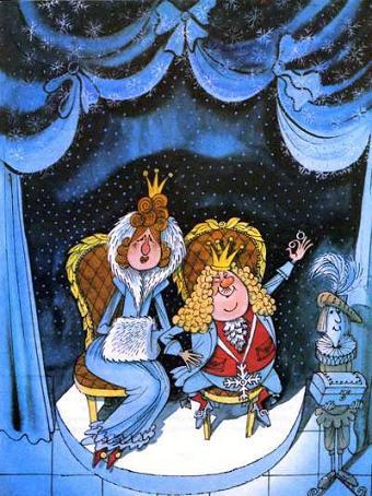Сон с продолжением (сказка - повесть) Мышиный король и королева на троне