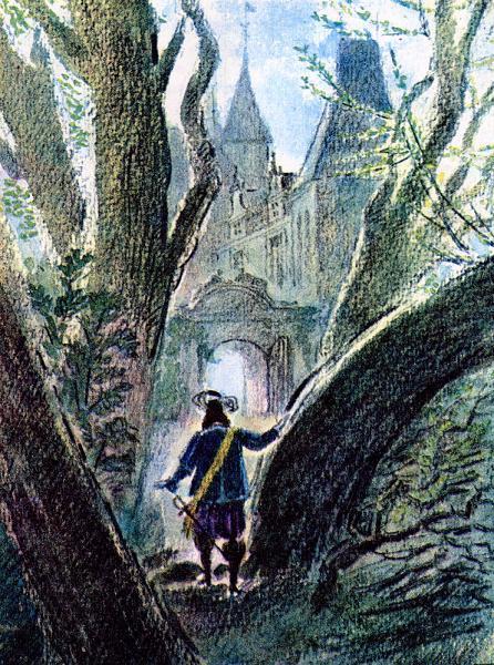 Словно по длинной, прямой аллее, пошёл он к воротам замка