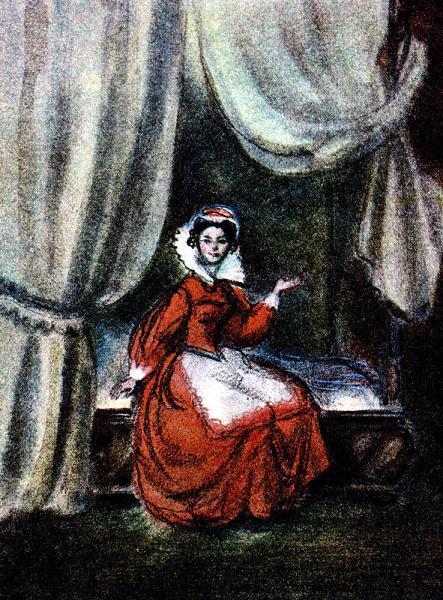 Спящая красавица (сказка) Принцесса проснулась, открыла глаза и взглянула на своего избавителя