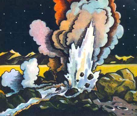 Станция «Луна» поверхность Луны