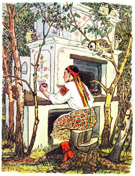 Старикова дочка и старухина дочка