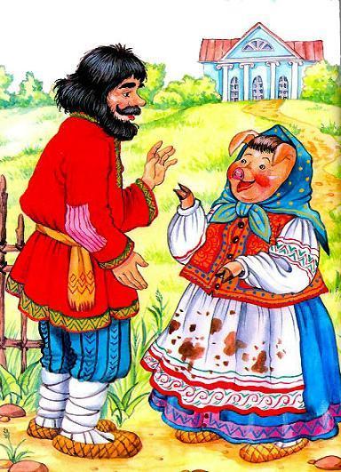 Свинья (басня) Свинья и крестьянин