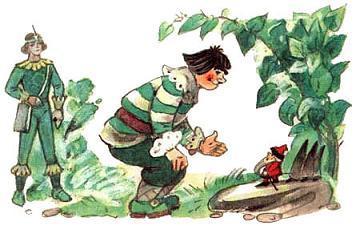 Ментахо и гном  наблюдает Ильсор