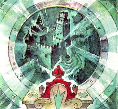 инопланетянин за штурвалом управляет посадкой корабля