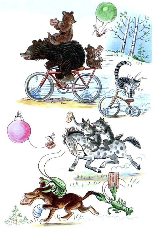 Тараканище (стих Корнея Чуковского) Тараканище раки на хромой собаке волки на лошади