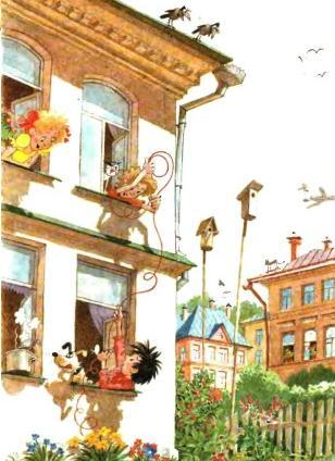 я и мишка протягиваем телефонный шнур